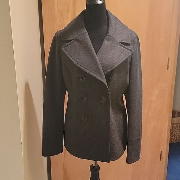 NWOT Michael Kors wool blend peacoat size M - Picture 3 of 11